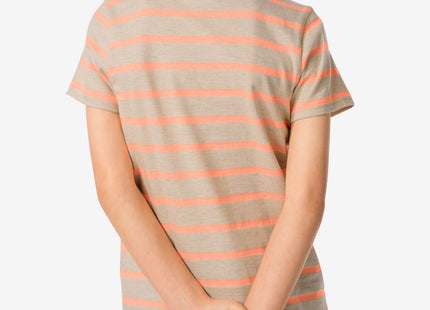 kinder t-shirt strepen oranje