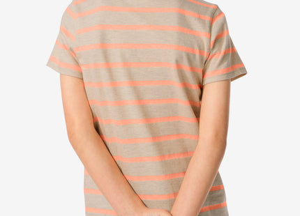 children's t-shirt stripes orange