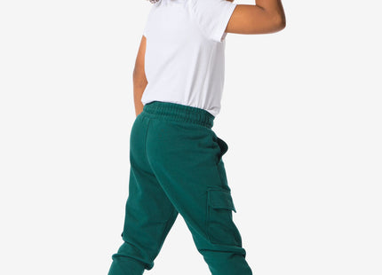 children's cargo sweat pants green