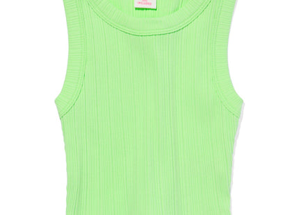 kinder croptop rib  groen  Dutchshopper