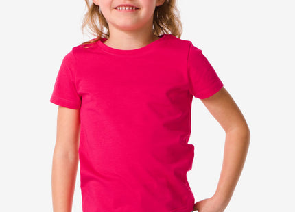 kinder t-shirt biologisch katoen roze  Dutchshopper