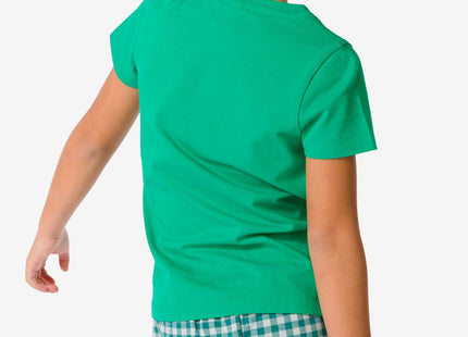 kinder t-shirt biologisch katoen groen  Dutchshopper