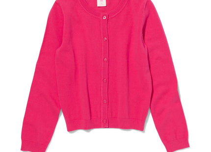 kindervest gebreid roze  Dutchshopper