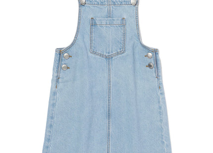 kinder salopette-jurk denim lichtblauw  Dutchshopper