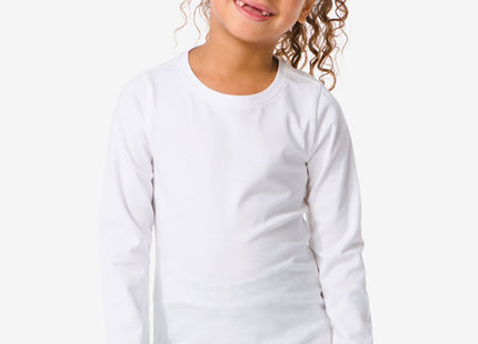 kinder t-shirts biologisch katoen - 2 stuks wit