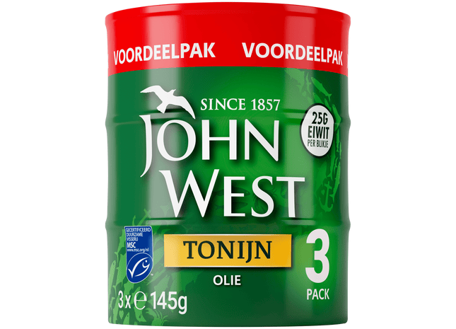 John West Tonijnstukken zonnebloem MSC 3p
