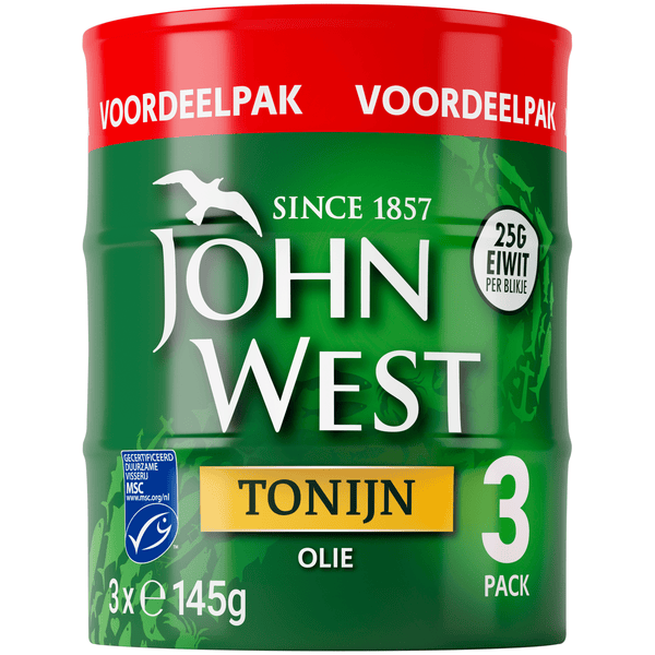 John West Tonijnstukken zonnebloem MSC 3p