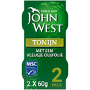 John West Tonijnstukken olijfolie MSC 2 pack