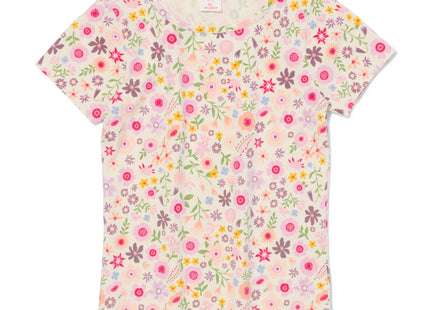 kinder t-shirt met bloemen roze  Dutchshopper