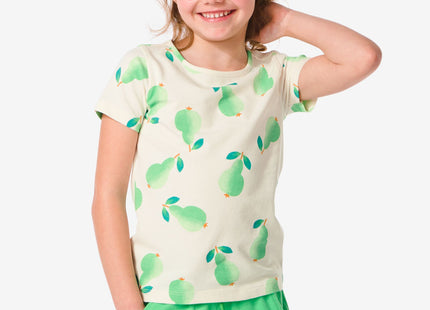 kinder t-shirt met peren groen  Dutchshopper