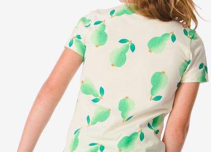 kinder t-shirt met peren groen  Dutchshopper