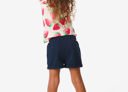 kinder sweatshort donkerblauw  Dutchshopper