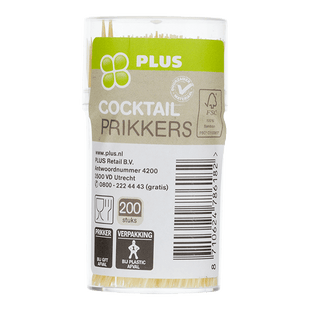 Cocktailspieße Bambus FSC 65mm