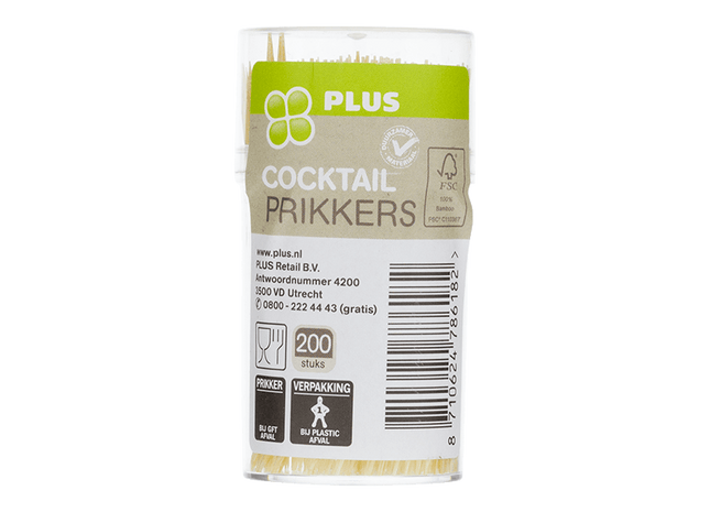 Cocktailspieße Bambus FSC 65mm