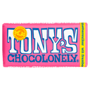 Tony's Chocolonely bar White raspberry crackle Fairtrade
