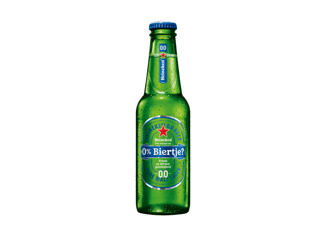 Heineken Premium pilsener 0.0 bier fles