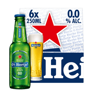 Heineken Premium pilsener 0.0 bier fles