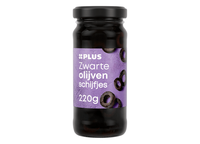Zwarte olijven schijfjes