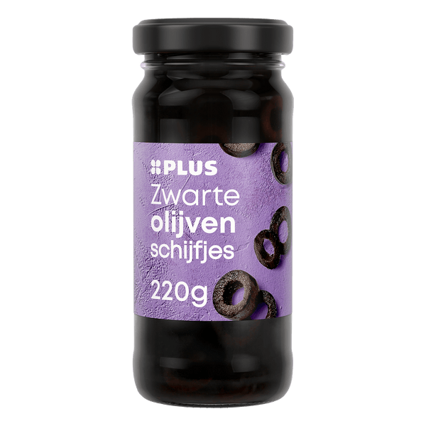 Zwarte olijven schijfjes
