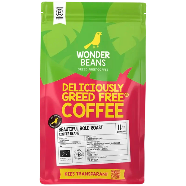 WonderBeans Beautiful bold roast coffee beans