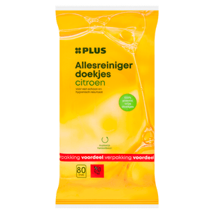 Allesreinigerdoekjes lemon plasticvrij