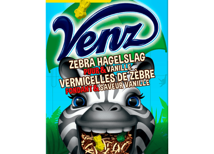 Venz Rimboe zebrahagelslag puur vanille