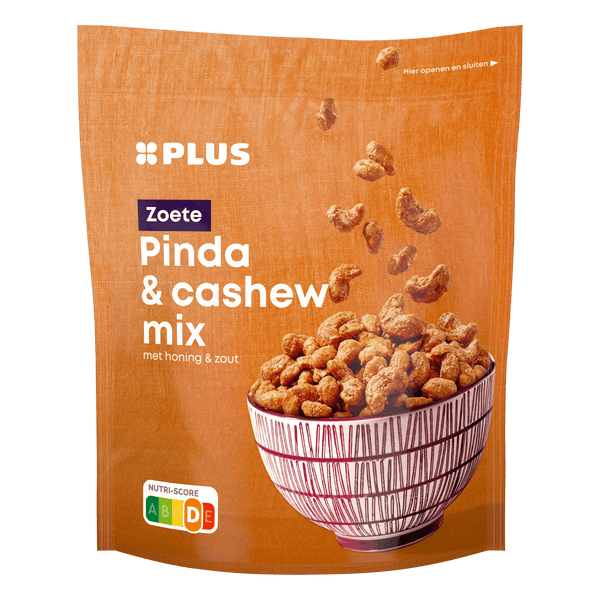 Cashew-Erdnuss-Mix mit Honig und Salz