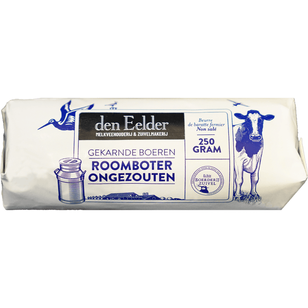 Den Eelder Farm Churned Cream Butter Unsalted