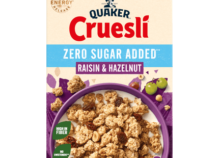 Quaker Cruesli Zero Sugar Raisin&Haze