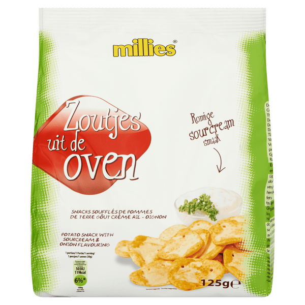 Millies Zoutjes uit de oven-romige sourcream