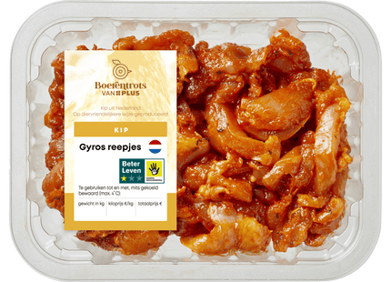 Boerentrots Kipdijfiletreepjes Gyros