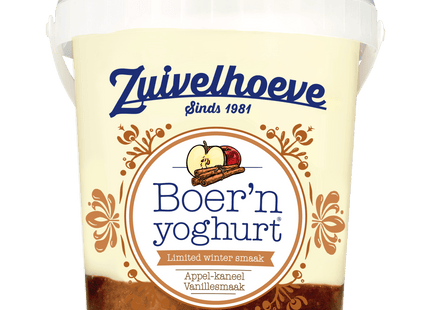 Zuivelhoeve Boer'n yoghurt Appel Kaneel