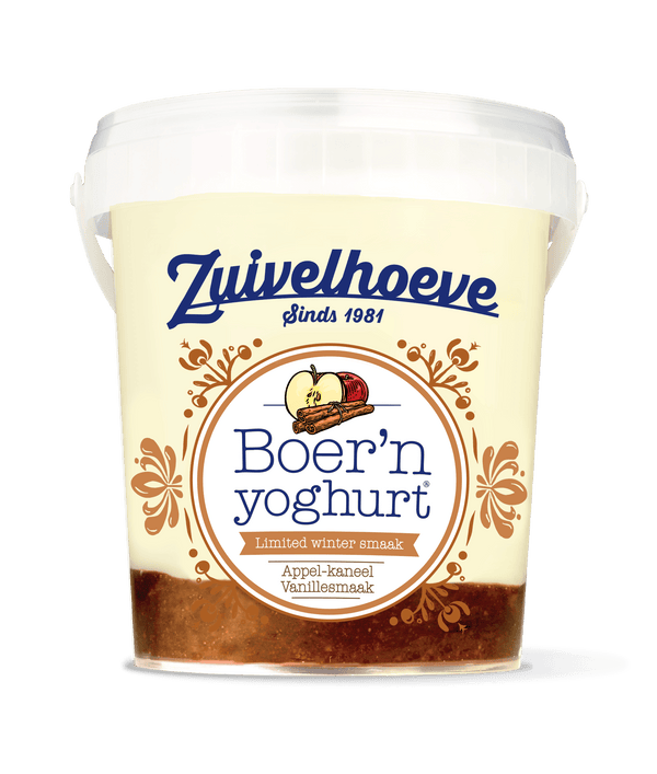 Zuivelhoeve Boer'n yoghurt Appel Kaneel