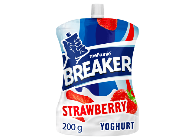 Melkunie Breaker Aardbei Yoghurt