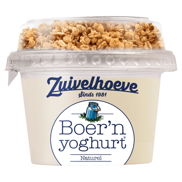 Zuivelhoeve Boer'n Yoghurt Müsli Natur