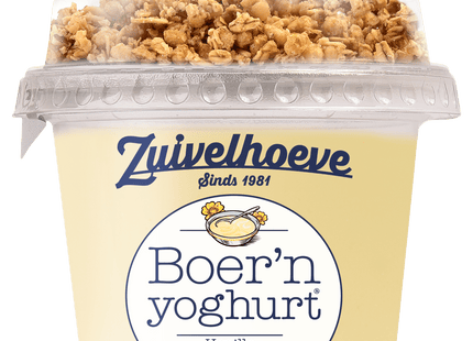 Zuivelhoeve Boer'n Yoghurt muesli vanille