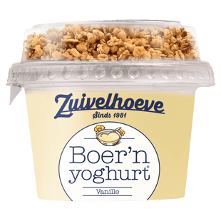 Zuivelhoeve Boer'n Yoghurt muesli vanille