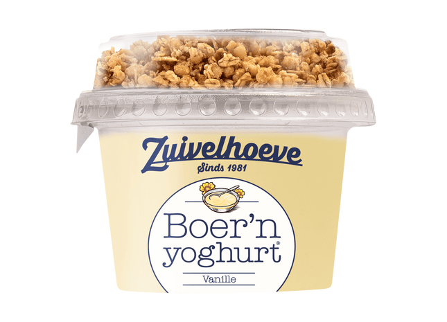 Zuivelhoeve Boer'n Yoghurt muesli vanille