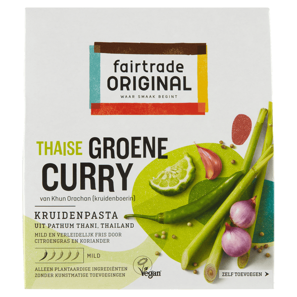 Fairtrade Original Grüne Curry-Gewürzpaste Fairtrade