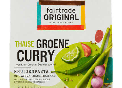 Fairtrade Original Green Curry herb paste Fairtrade