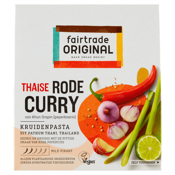 Fairtrade Original Red Curry Spice Paste Fairtrade