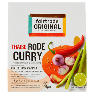 Fairtrade Original Rode Curry kruidenpasta Fairtrade