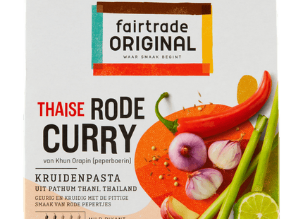 Fairtrade Original Rode Curry kruidenpasta Fairtrade