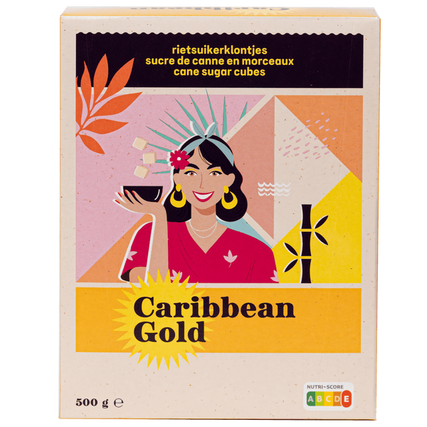 Caribbean Gold Sugar Rohrzucker-Würfelchen
