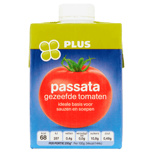 Passata gezeefde tomaten