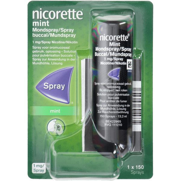 Nicorette Menthol Mint Spray 1 mg