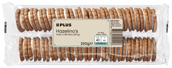 Hazelino's met cremevulling