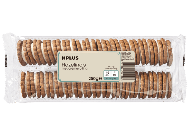 Hazelino's met cremevulling