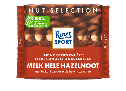 Ritter Sport Chocolate tablet whole hazelnut