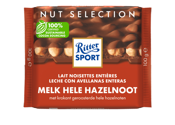 Ritter Sport Vollmilch ganze Haselnuss